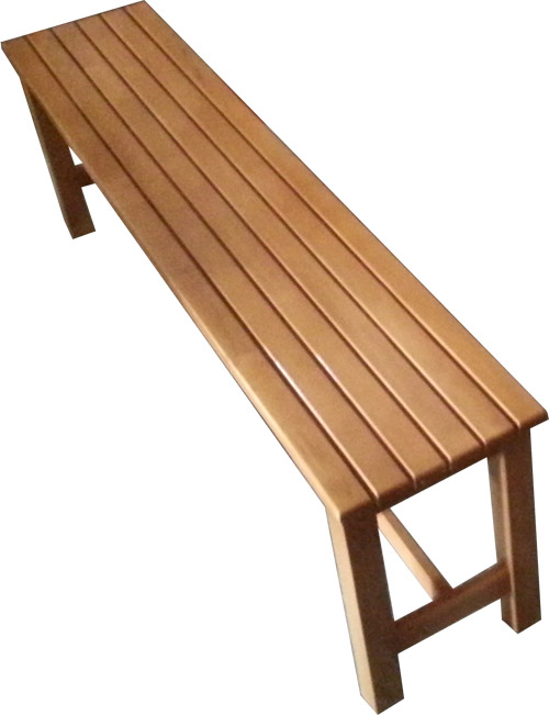 ม้านั่งระแนงไม้ยางพารา 150x30x45 ม้านั่งระแนงไม้ยางพารา 150x30x45